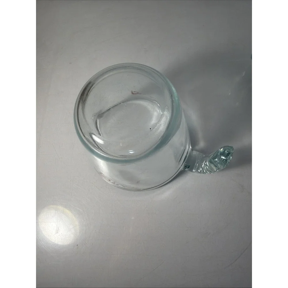 Vintage 2 Pyrex Blue Tint Glass Measuring Cup Set 1 Cup & 4 Cup /See Description